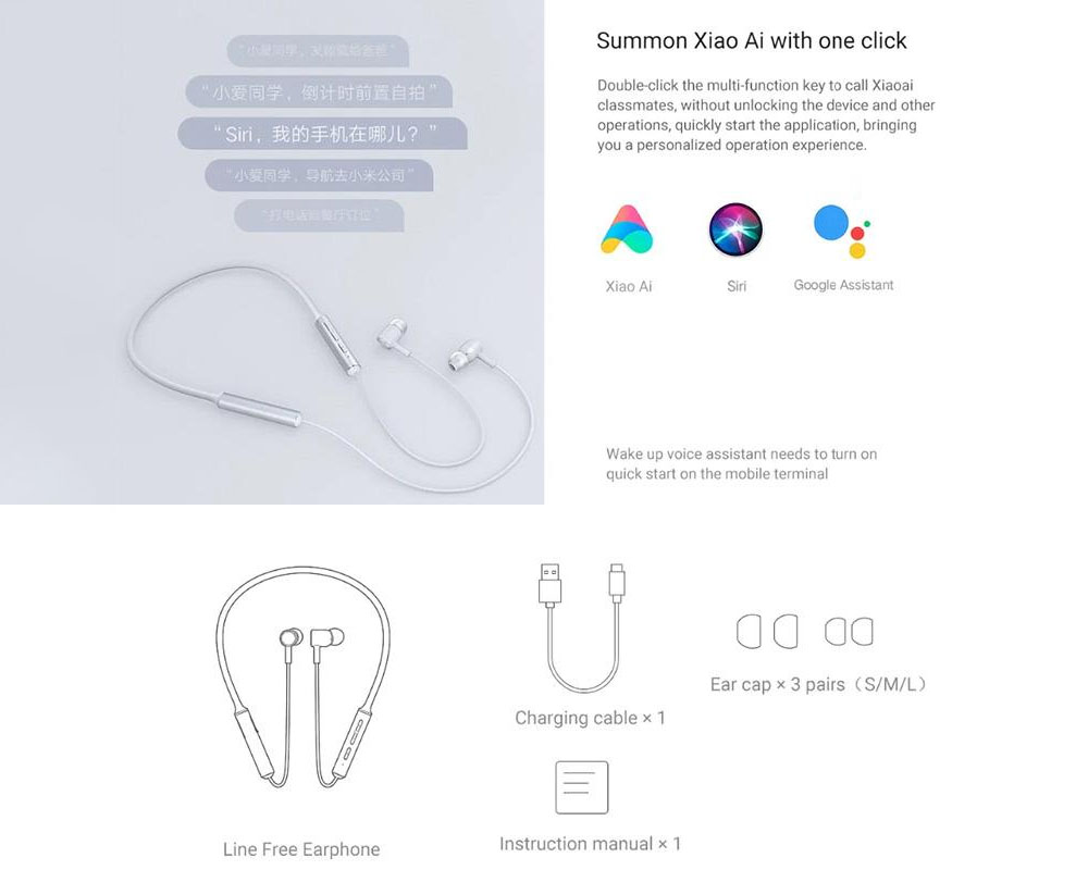 Mi Bluetooth Headset Line Free Mi Bluetooth Headset Line Free