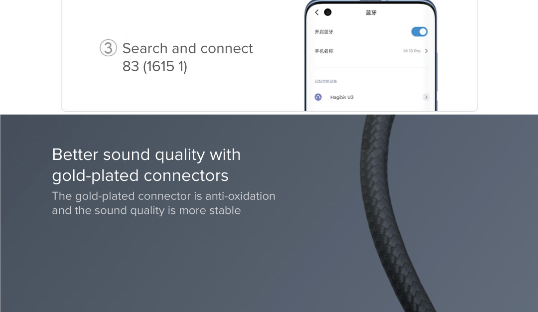 Hagibis AUX Bluetooth Receiver