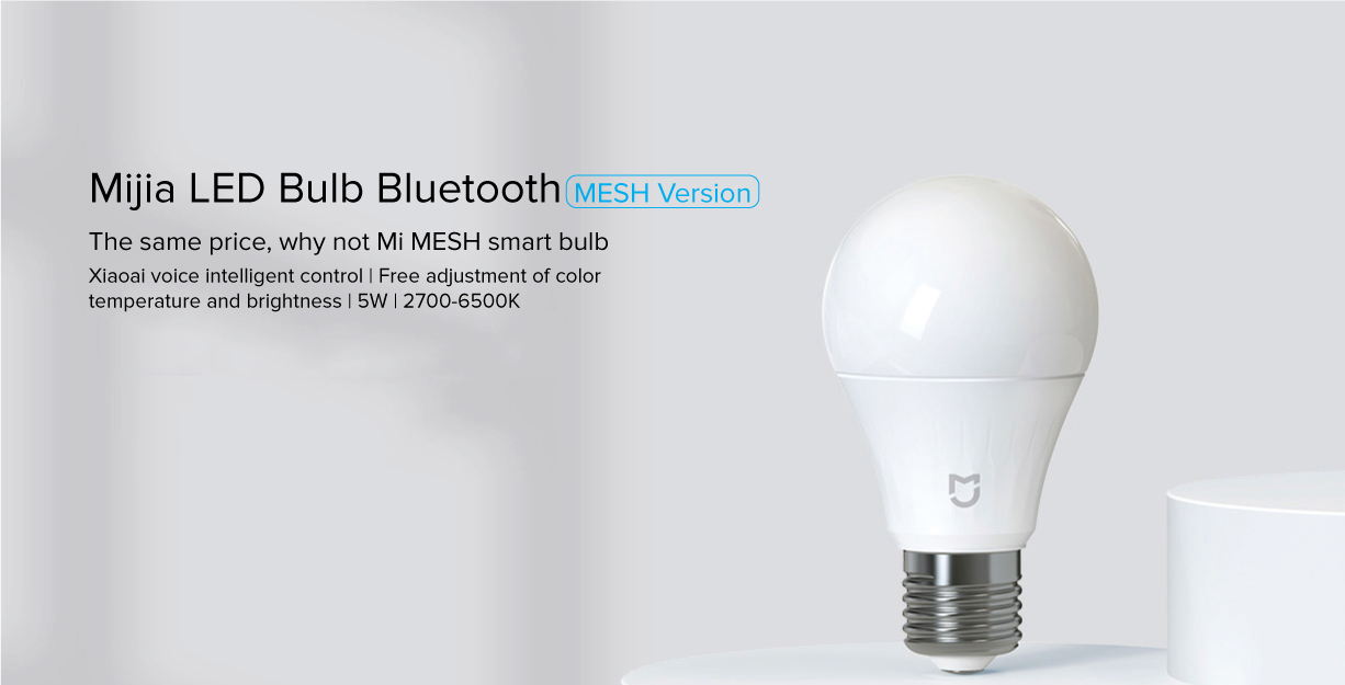 Mi Bluetooth MESH Smart LED Light Bulb Mi Bluetooth MESH Smart LED Light Bulb