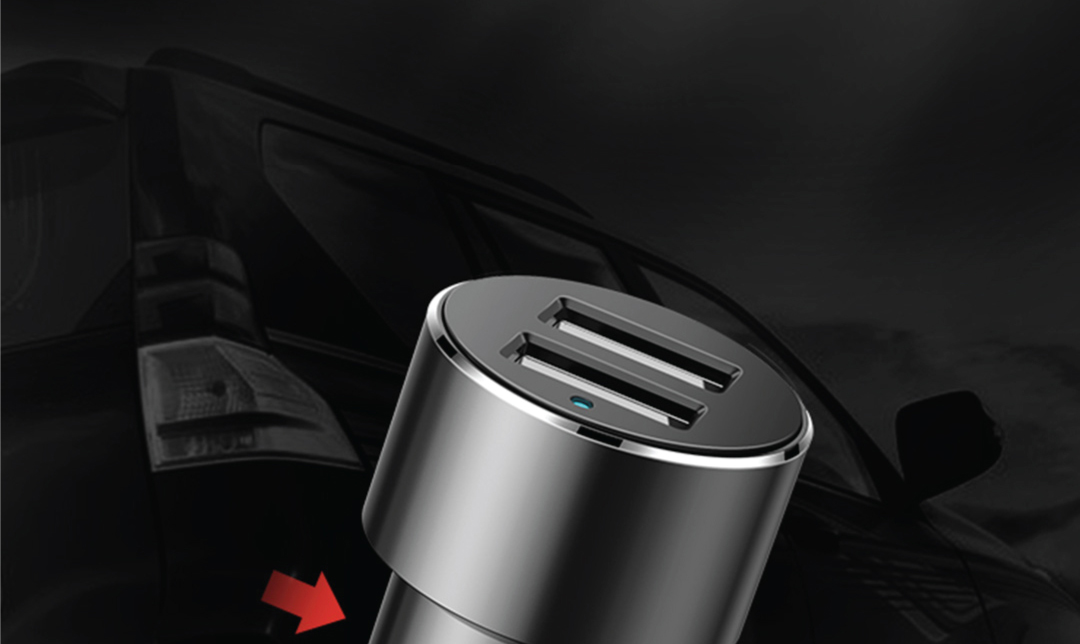 Baseus High Efficiency 3.4A One to Two Cigarette Lighter