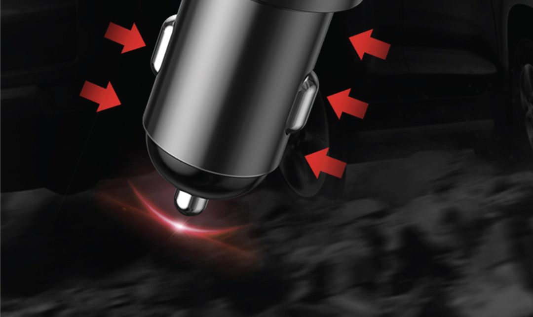 Baseus High Efficiency 3.4A One to Two Cigarette Lighter