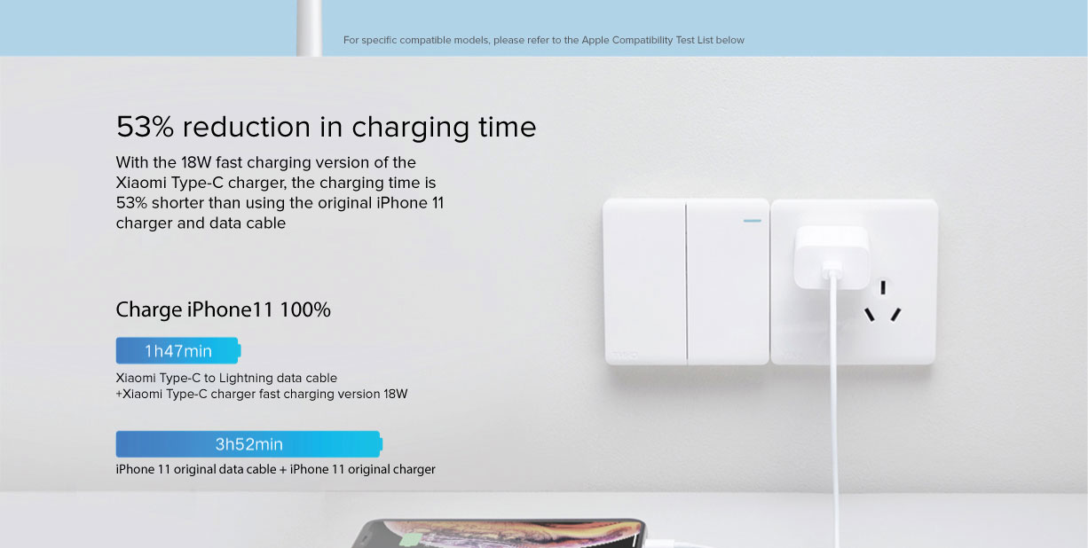 Mi Type-C To Lightning Cable 1m Mi Type-C To Lightning Cable 1m