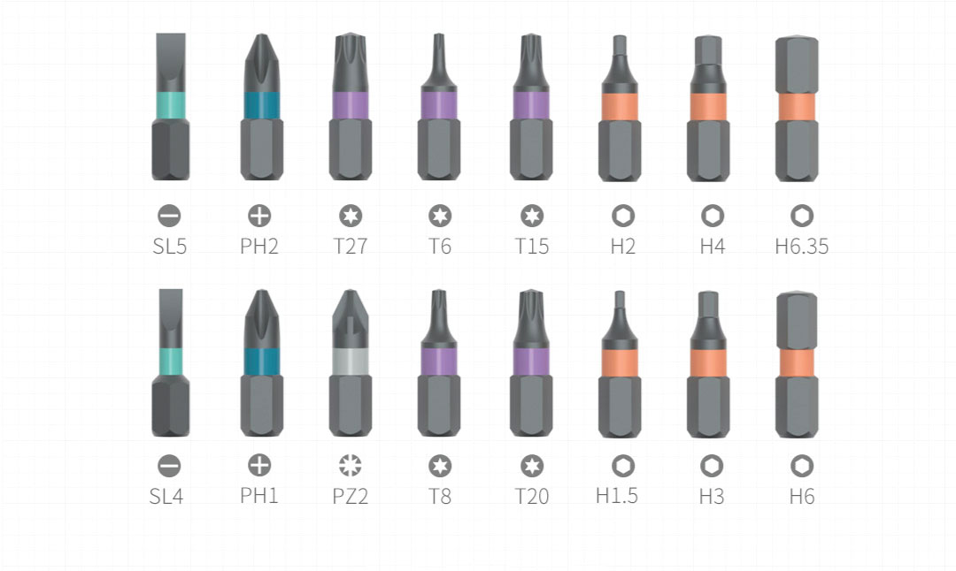 DUKA RS1 Multipurpose Ratchet Screwdriver Set