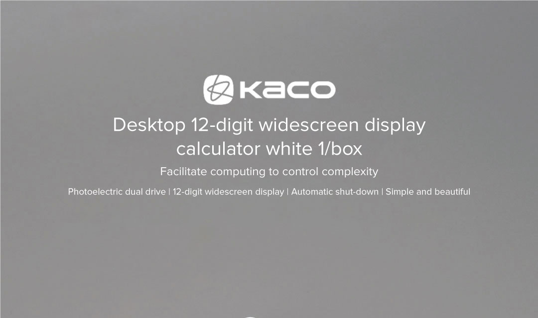 Kaco Lemo Electronic Calculator Kaco Lemo Electronic Calculator