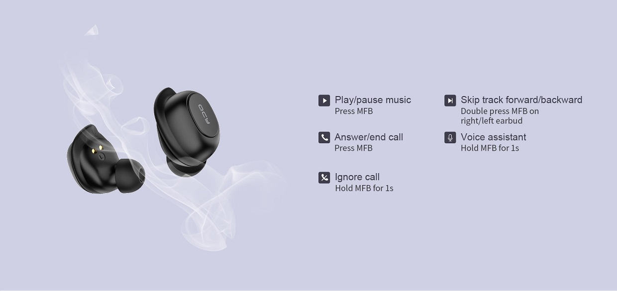 QCY T9S True Wireless Earbuds