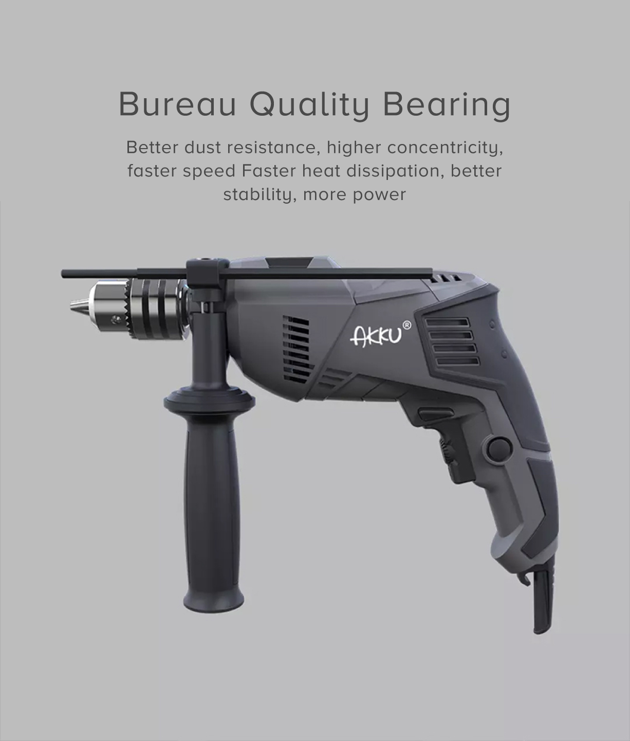 AKKU 600W Impact Drill Toolbox