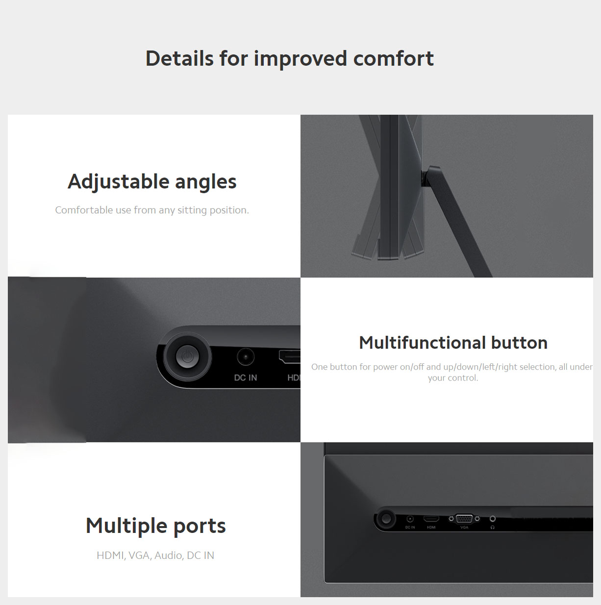 Redmi Monitor 1080P 60Hz 27 Inches