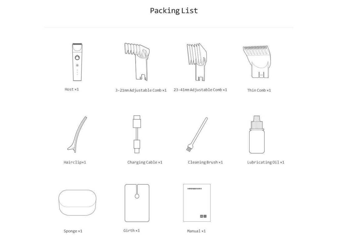 Mi Hair Clipper LFQ02KL Mi Hair Clipper LFQ02KL