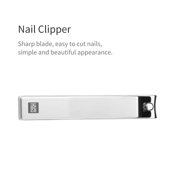 HUOHOU 5PCS/Set Stainless Steel Nail Clipper Set