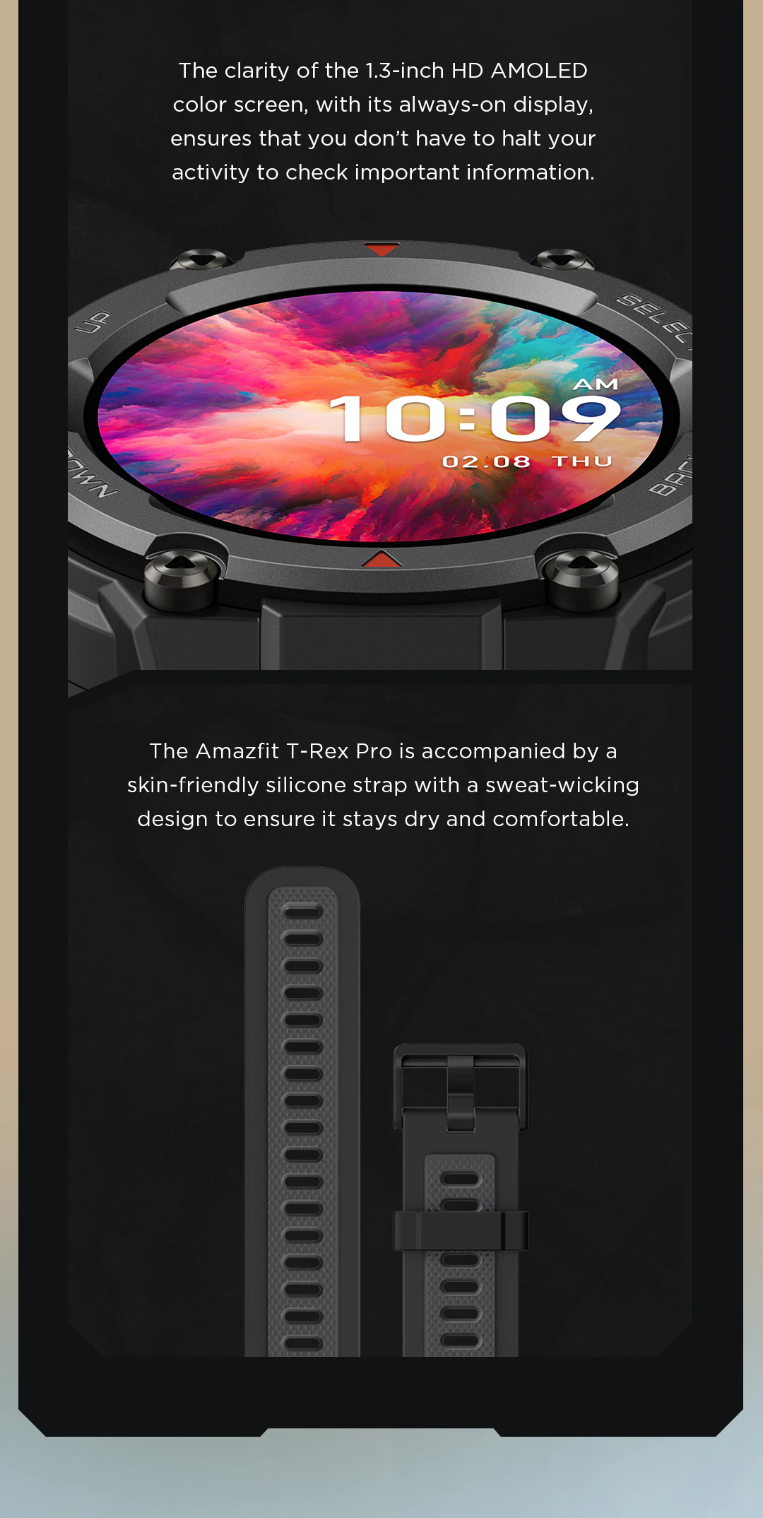 Amazfit T-Rex Pro Smart Watch Amazfit T-Rex Pro Smart Watch