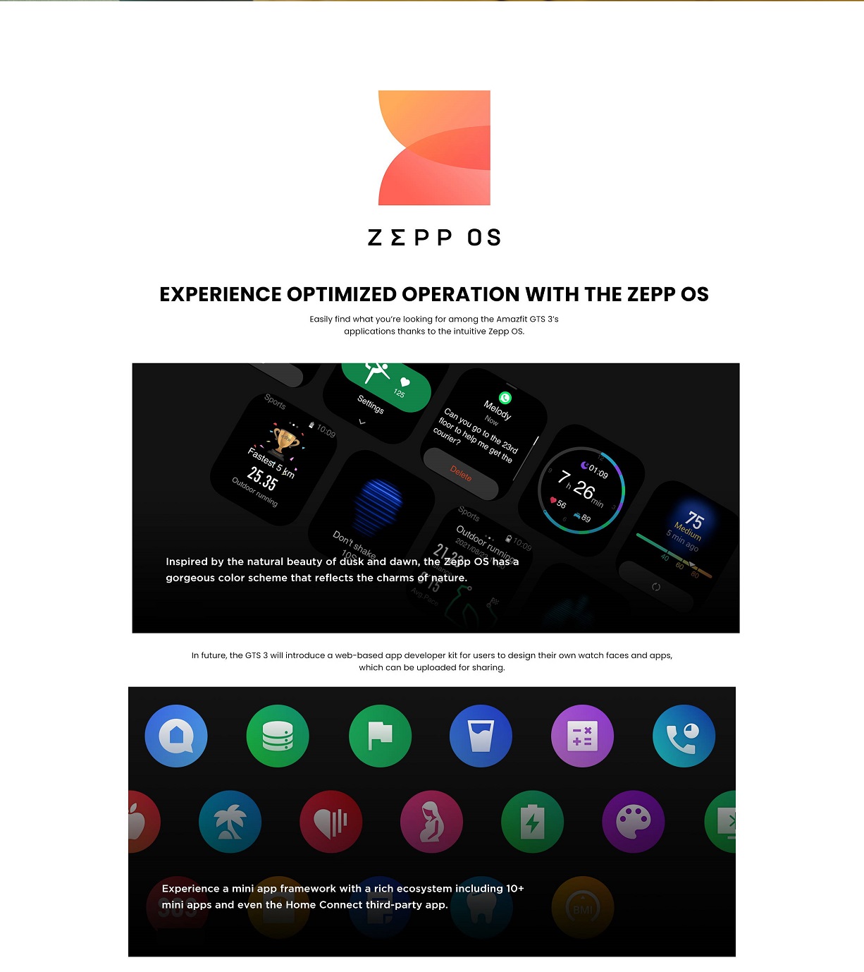 Amazfit GTS 3 Smart Watch Amazfit GTS 3 Smart Watch