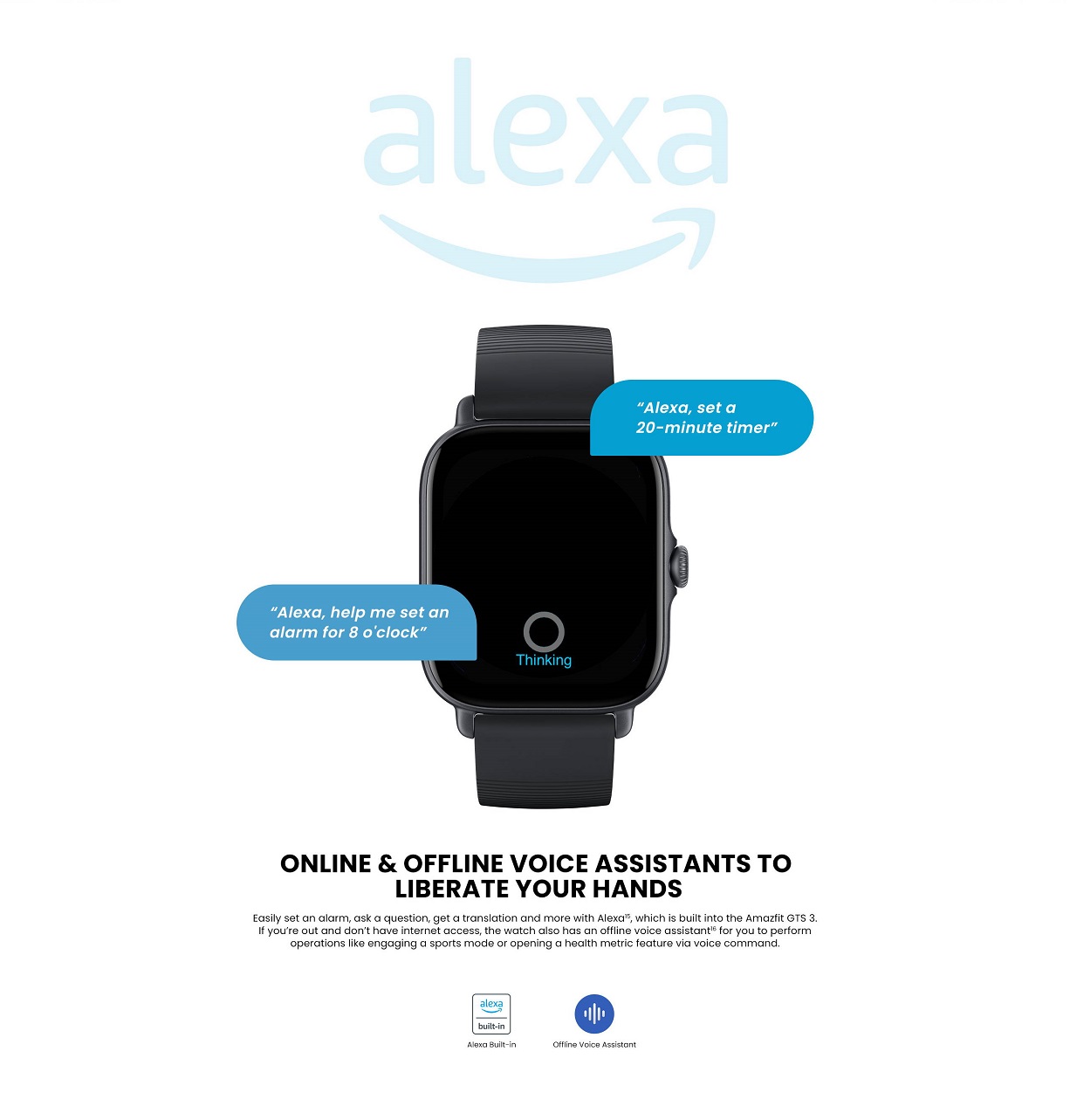 Amazfit GTS 3 Smart Watch Amazfit GTS 3 Smart Watch