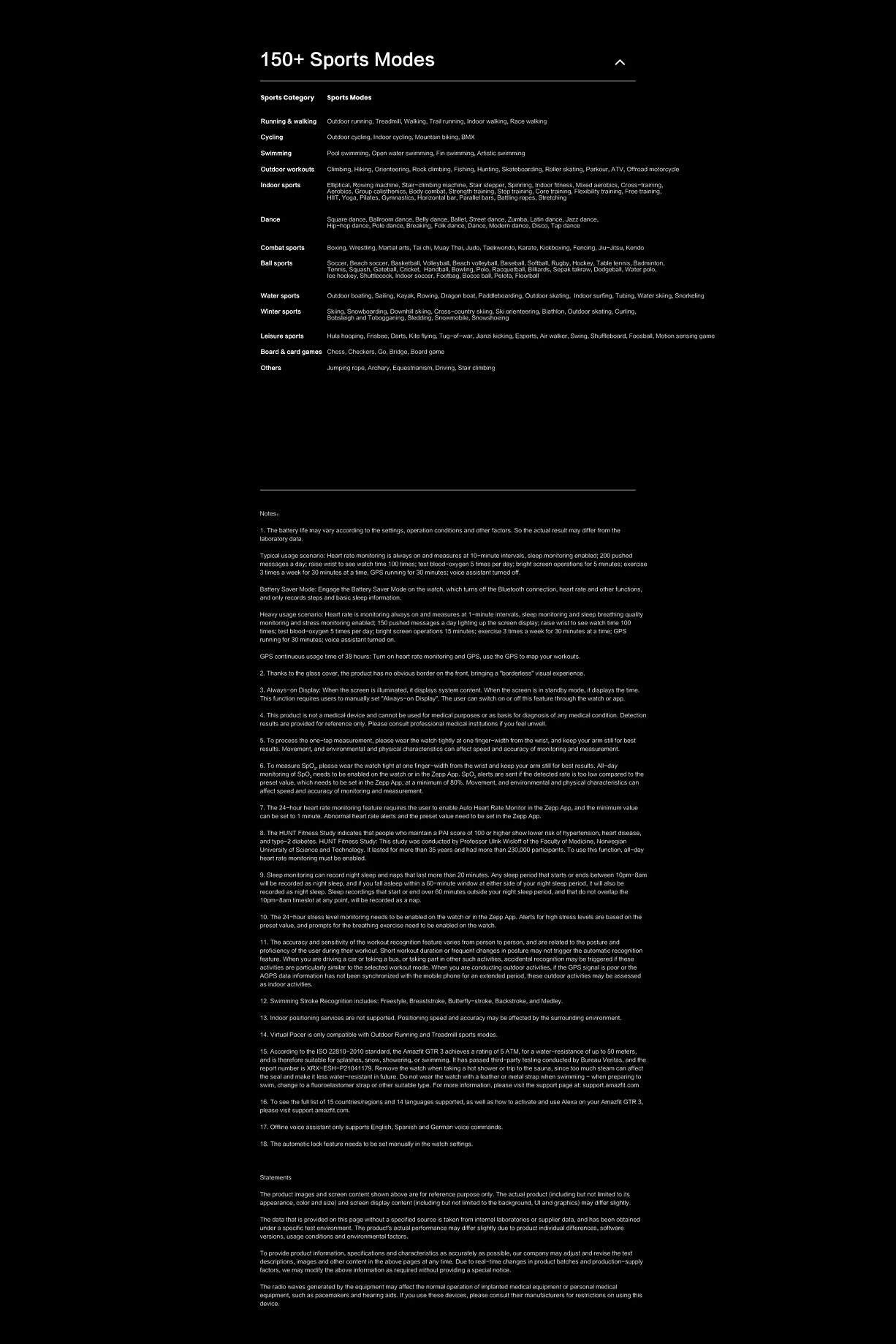 Amazfit GTR 3 Smart Watch