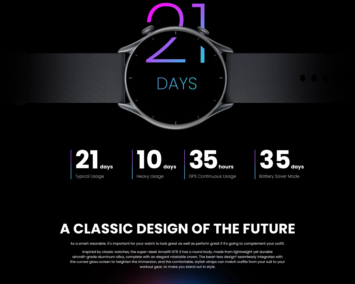 Amazfit GTR 3 Smart Watch