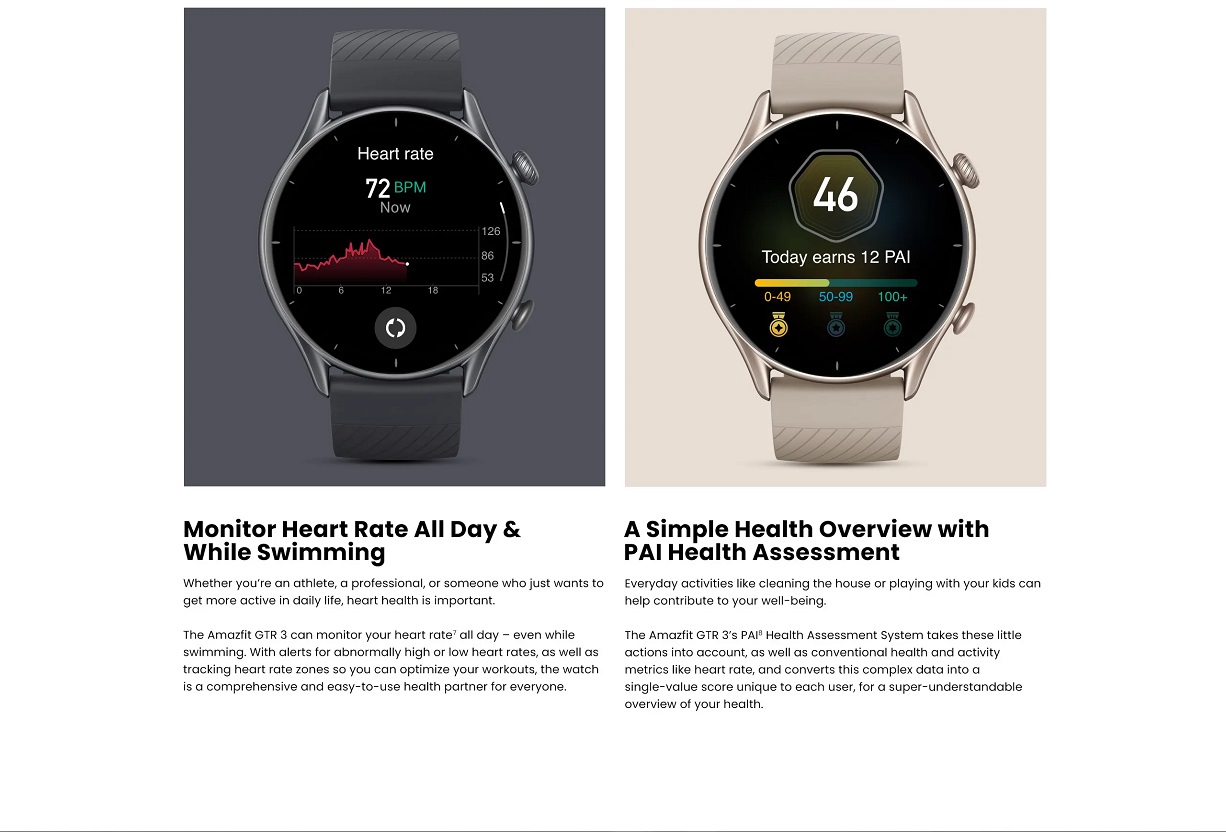 Amazfit GTR 3 Smart Watch