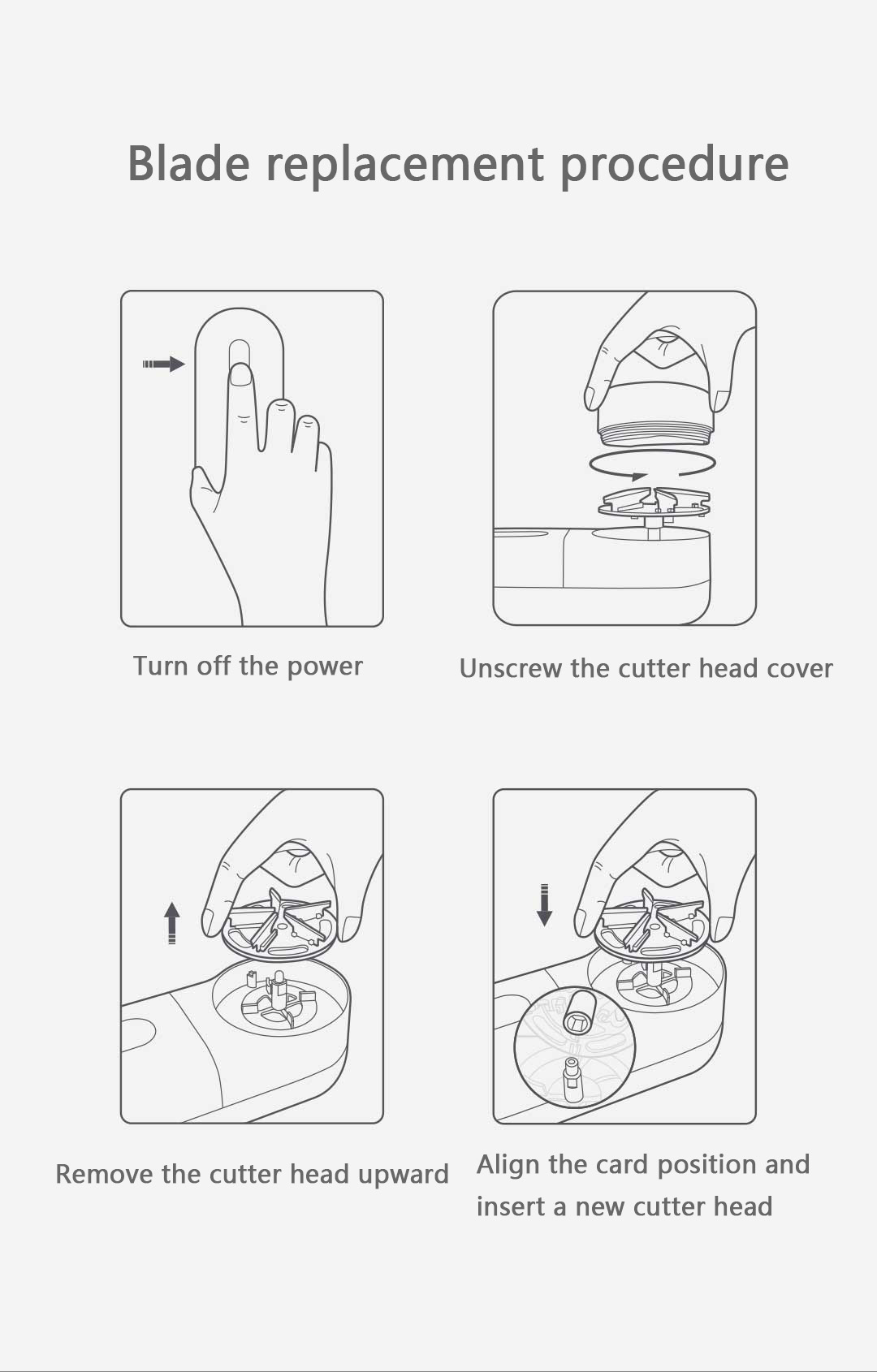 Mi Hair Ball Trimmer Head