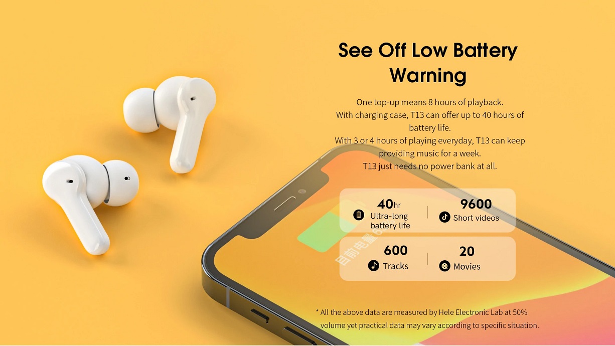 QCY T13 Touch Control 4 Microphones ENC Wireless Earphones QCY T13 Touch Control 4 Microphones ENC Wireless Earphones