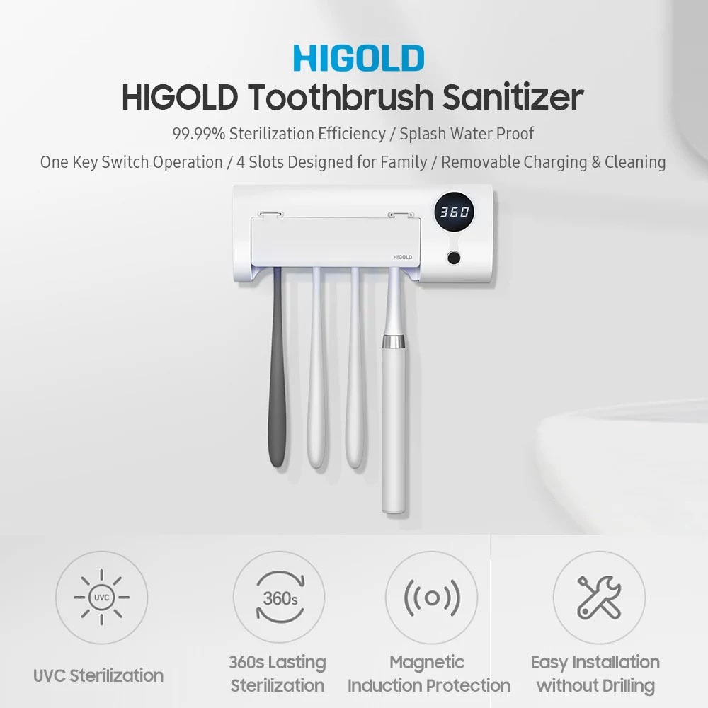 Xiaomi Higold Smart Disinfecting Toothbrush Holder Xiaomi Higold Smart Disinfecting Toothbrush Holder