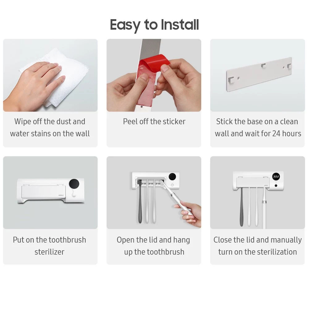 Xiaomi Higold Smart Disinfecting Toothbrush Holder Xiaomi Higold Smart Disinfecting Toothbrush Holder