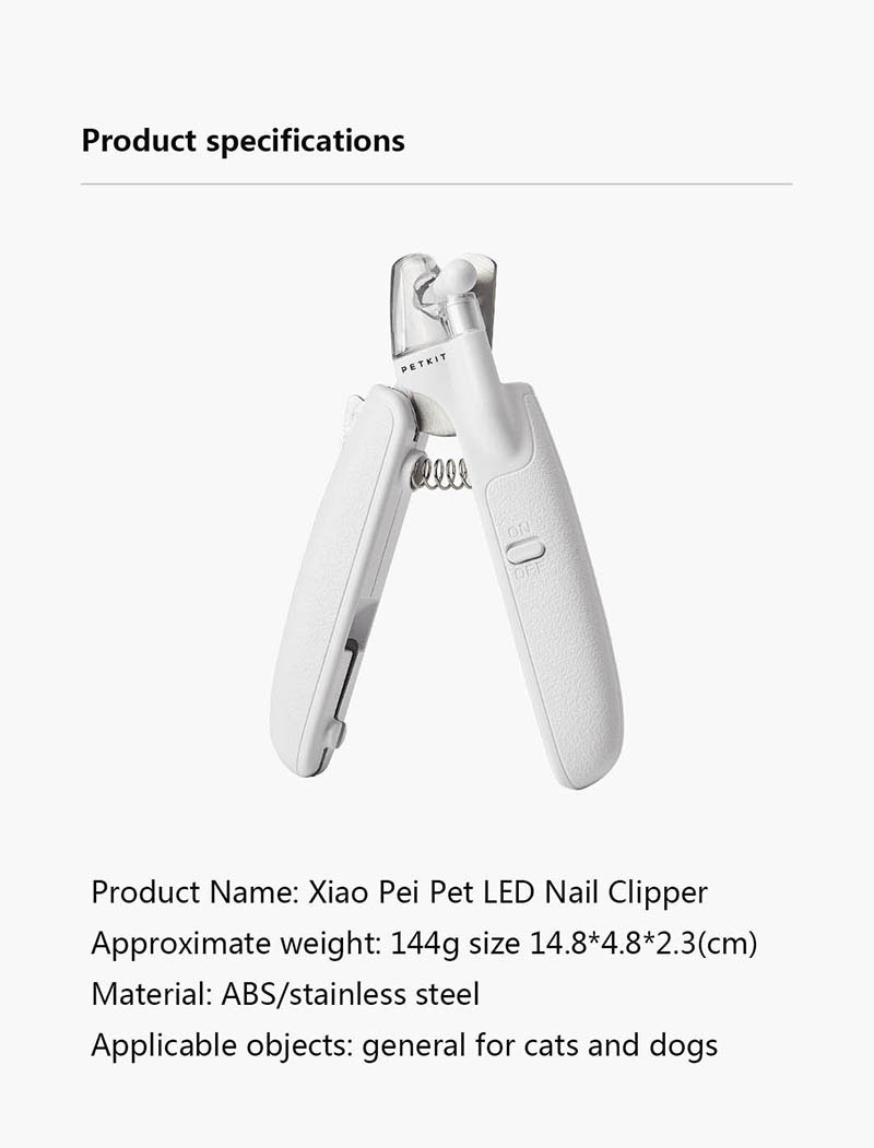 Xiaomi Pet LED Nail Clipper