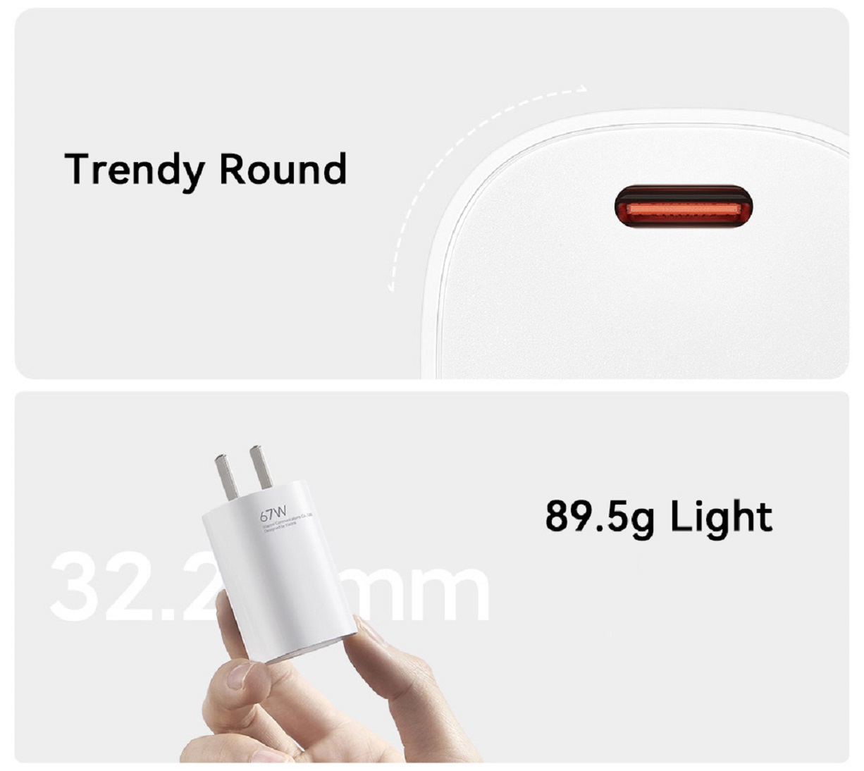 Xiaomi 67W GaN Small Pudding Charger Set Xiaomi 67W GaN Small Pudding Charger Set