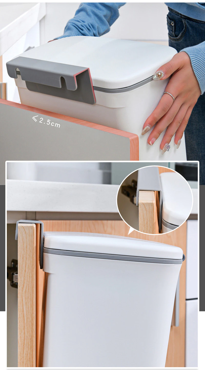 Xiaomi Six Percent Slide Cover Trash Can 9L Xiaomi Six Percent Slide Cover Trash Can 9L