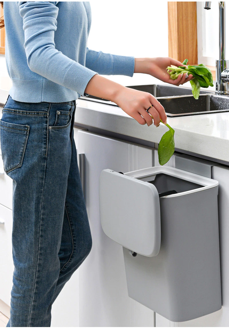 Xiaomi Six Percent Slide Cover Trash Can 9L Xiaomi Six Percent Slide Cover Trash Can 9L