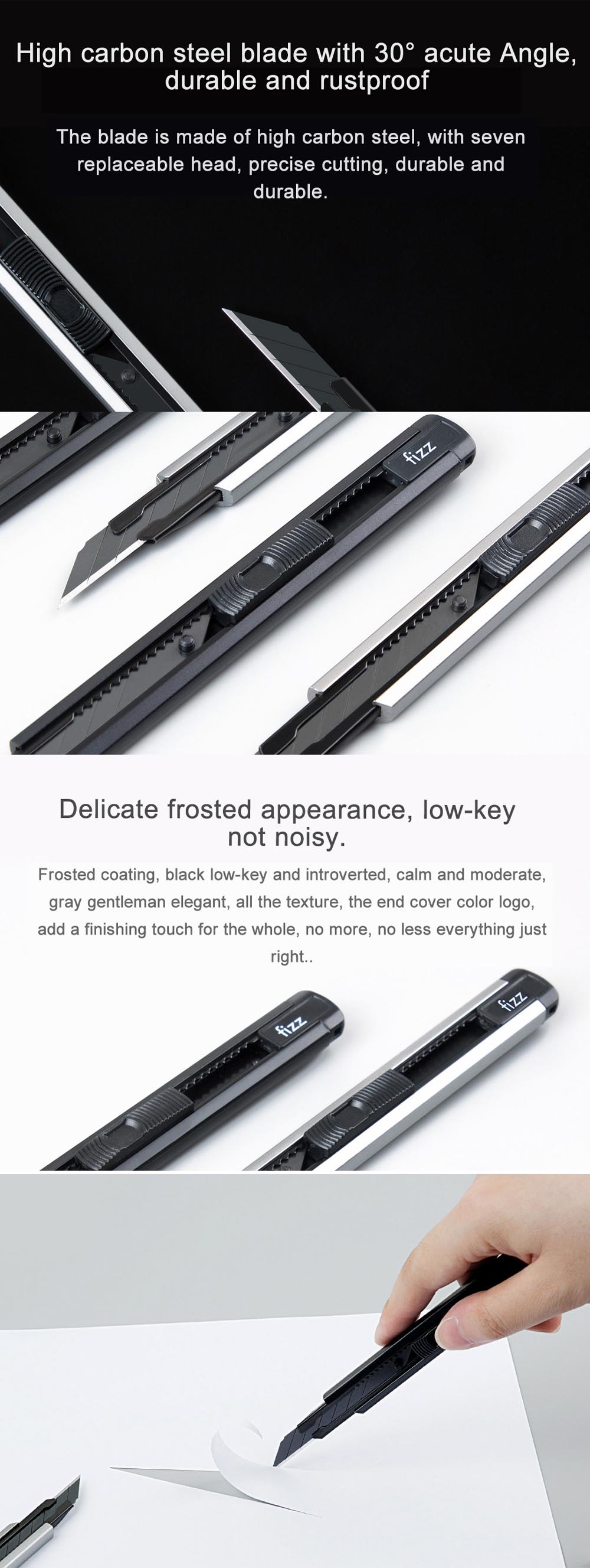 Xiaomi Fizz Aluminum Alloy Utility Knife Xiaomi Fizz Aluminum Alloy Utility Knife