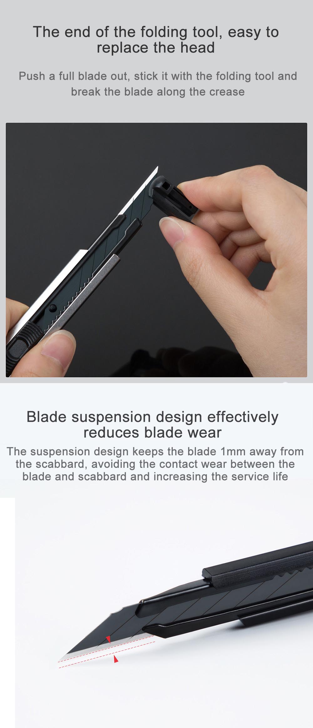 Xiaomi Fizz Aluminum Alloy Utility Knife Xiaomi Fizz Aluminum Alloy Utility Knife