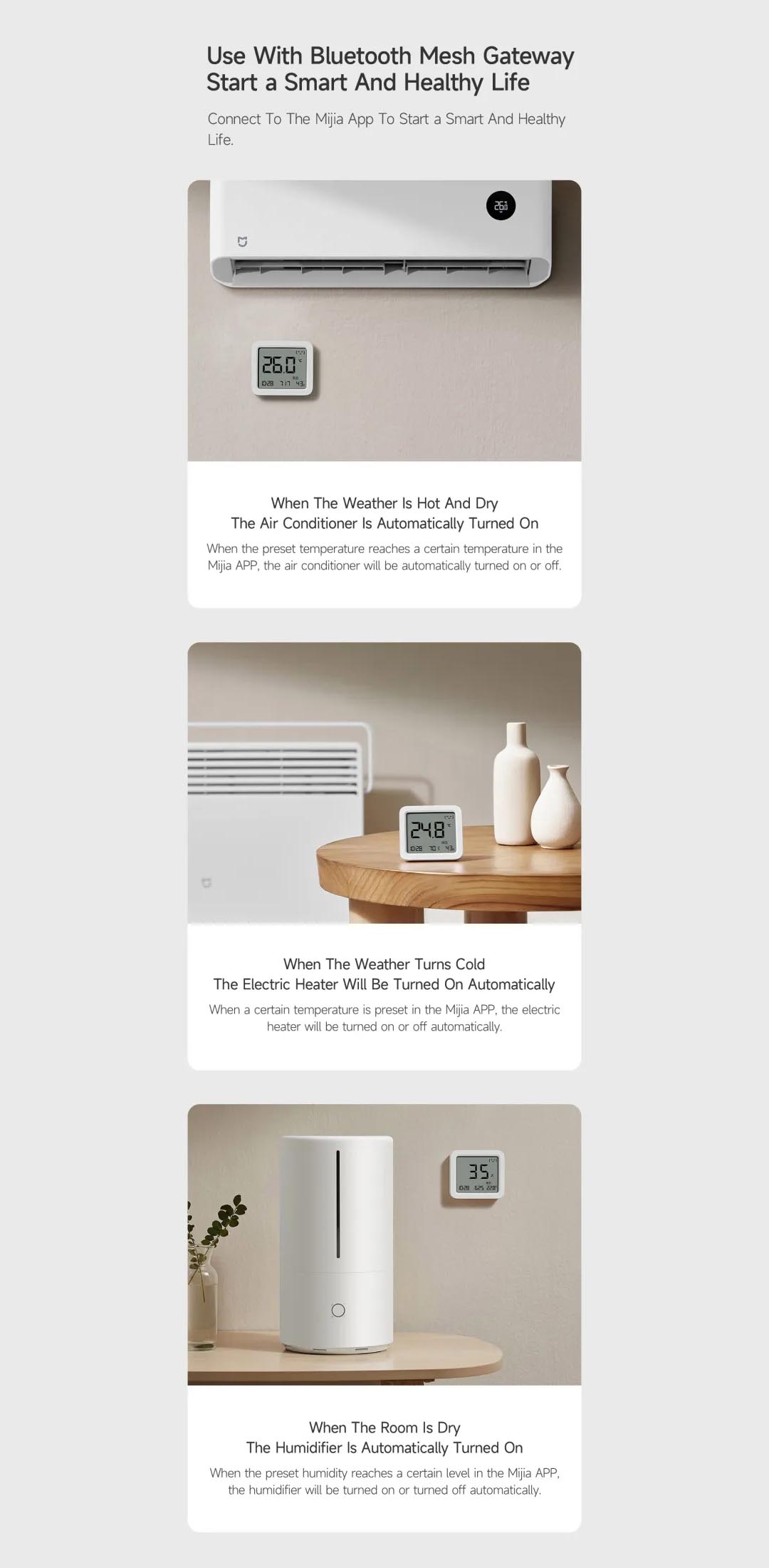 Mi Bluetooth Temperature & Humidity Monitor 3 Mi Bluetooth Temperature & Humidity Monitor 3