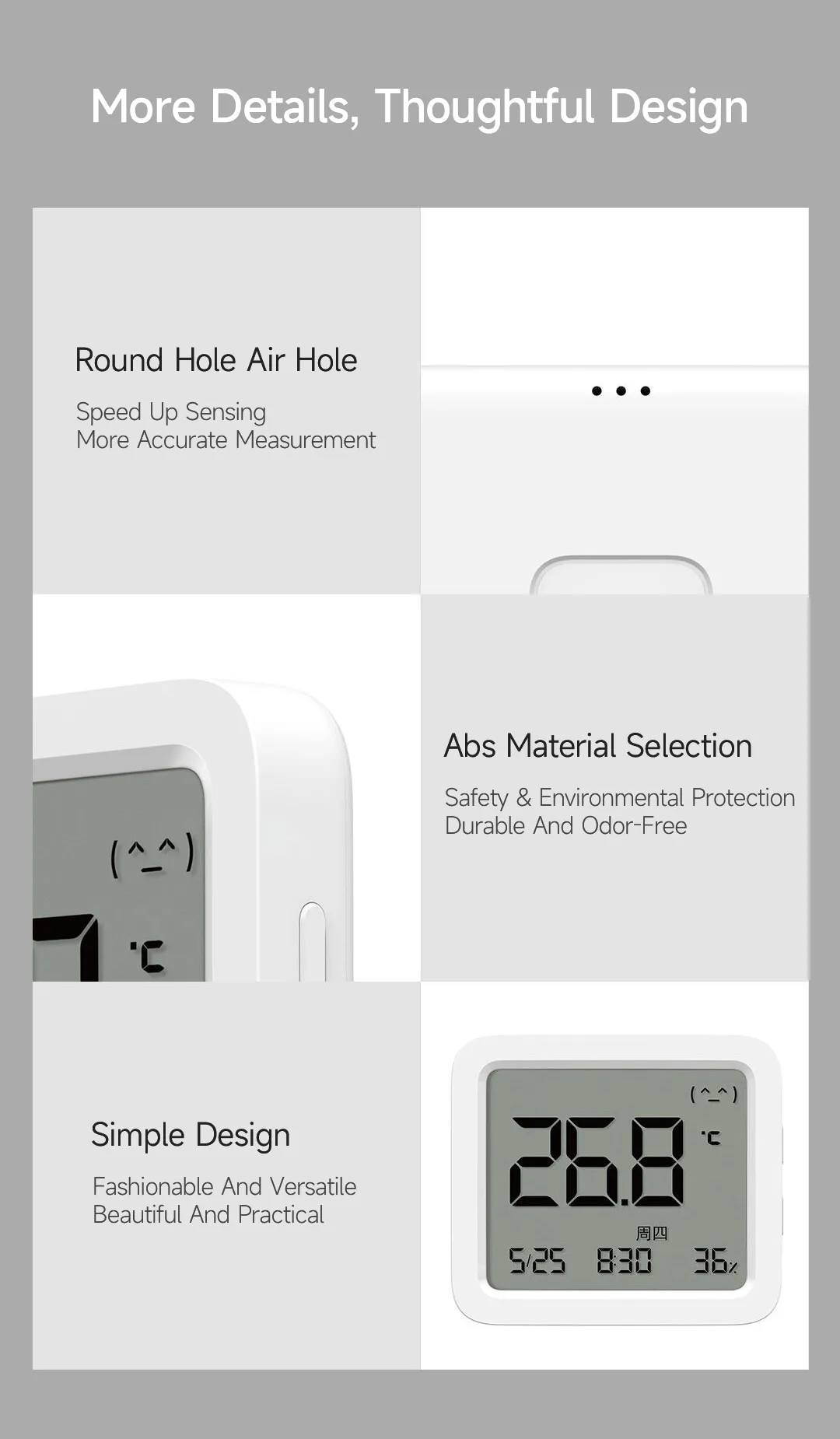 Mi Bluetooth Temperature & Humidity Monitor 3 Mi Bluetooth Temperature & Humidity Monitor 3
