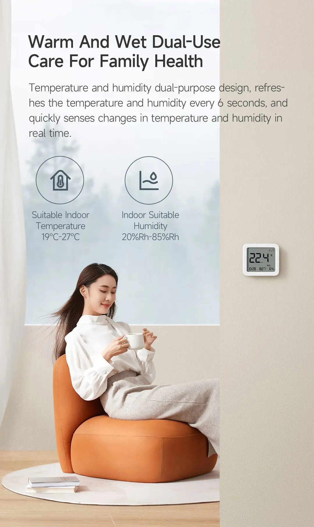 Mi Bluetooth Temperature & Humidity Monitor 3 Mi Bluetooth Temperature & Humidity Monitor 3