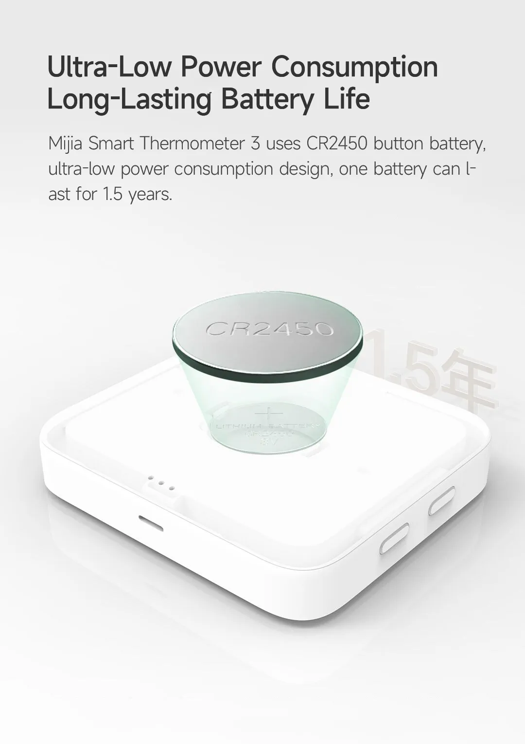 Mi Bluetooth Temperature & Humidity Monitor 3 Mi Bluetooth Temperature & Humidity Monitor 3