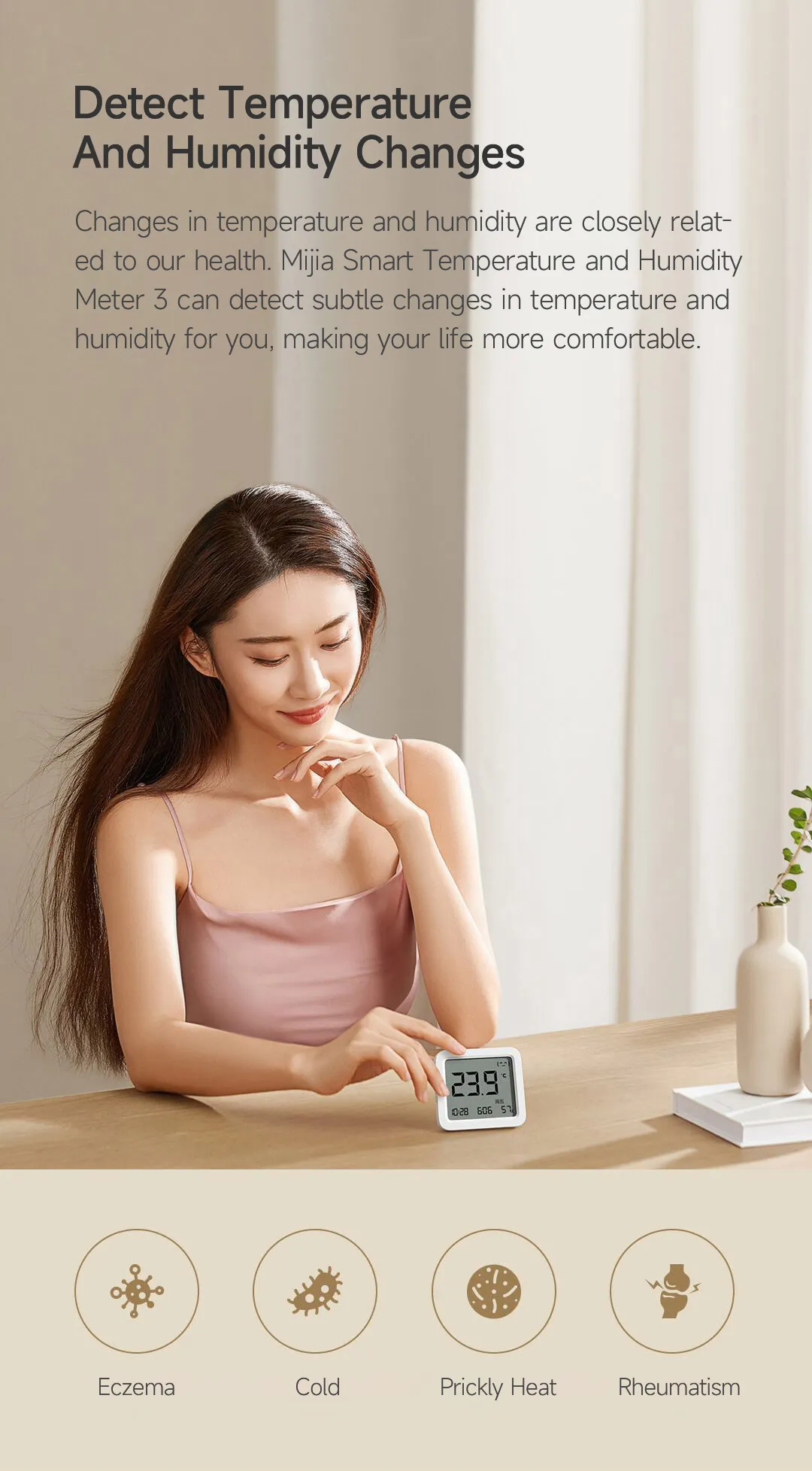 Mi Bluetooth Temperature & Humidity Monitor 3 Mi Bluetooth Temperature & Humidity Monitor 3