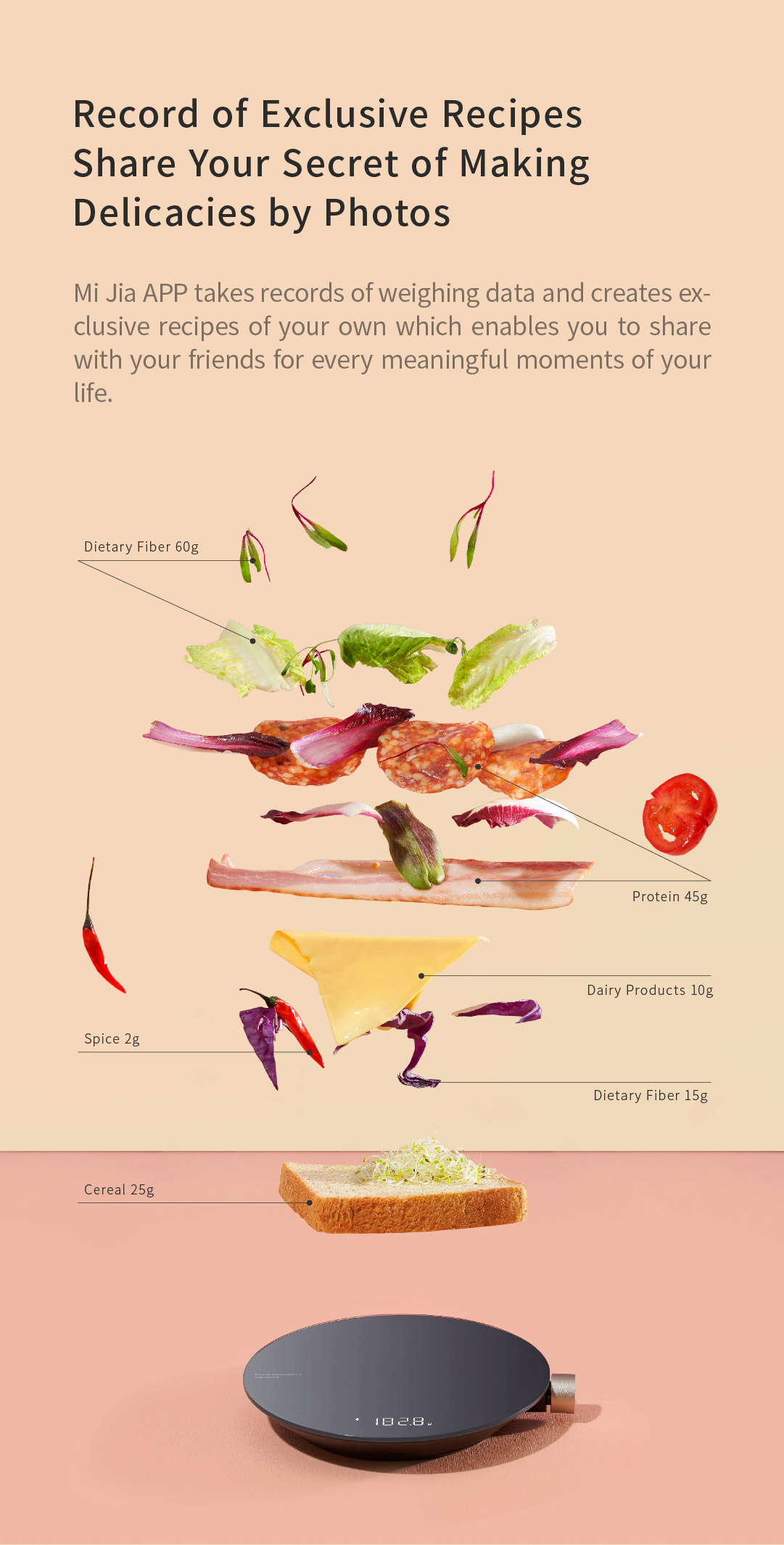 Xiaomi HOTO Smart Kitchen Scale