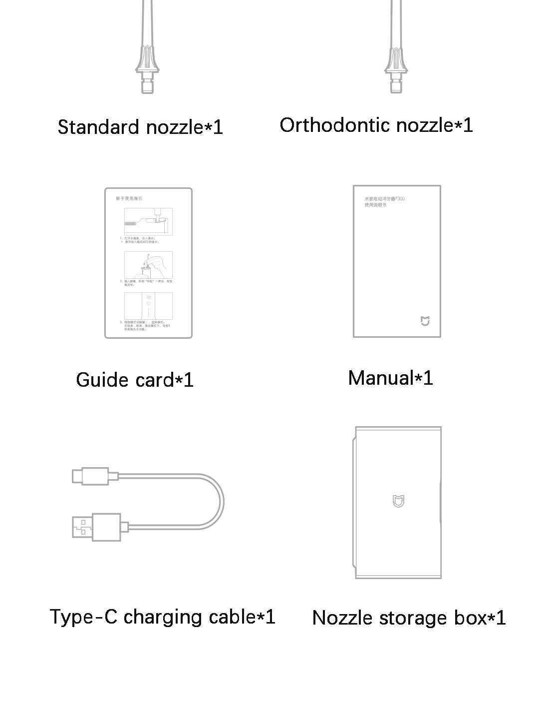 Mi Electric Oral Irrigator F300 Mi Electric Oral Irrigator F300