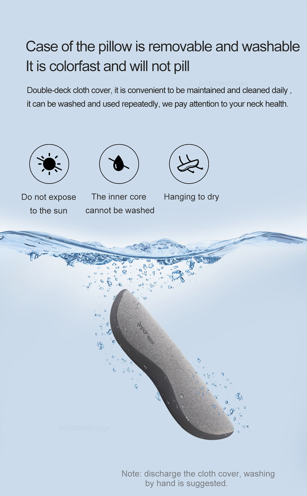 Mi Repor Peasecod Neck Massage Pillow