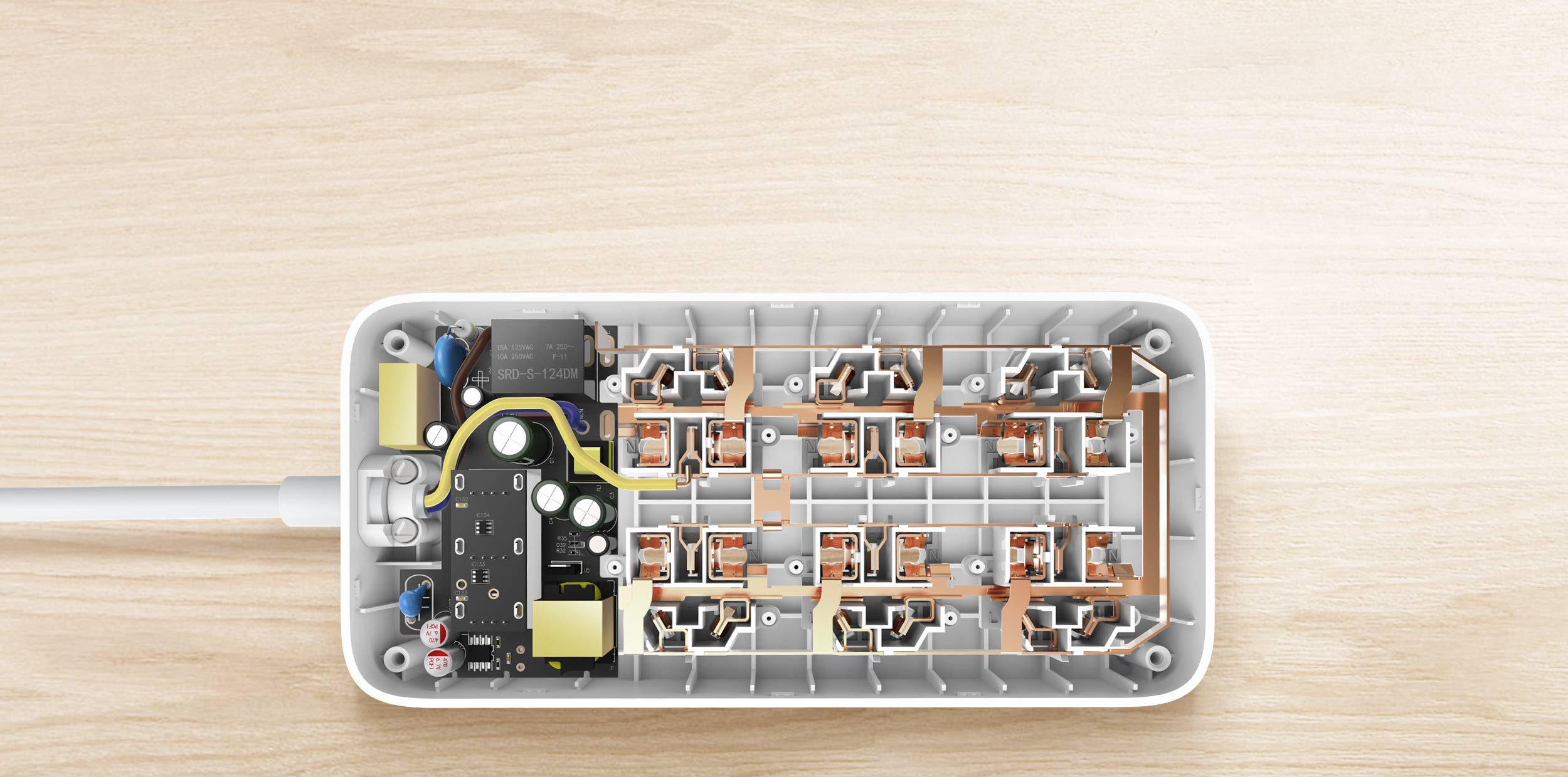 Mi Power Strip 3 USB 6 Sockets Mi Power Strip 3 USB 6 Sockets