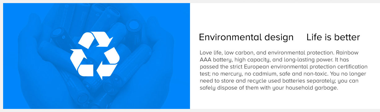 Mi Rainbow AAA Alkaline Battery Mi Rainbow AAA Alkaline Battery