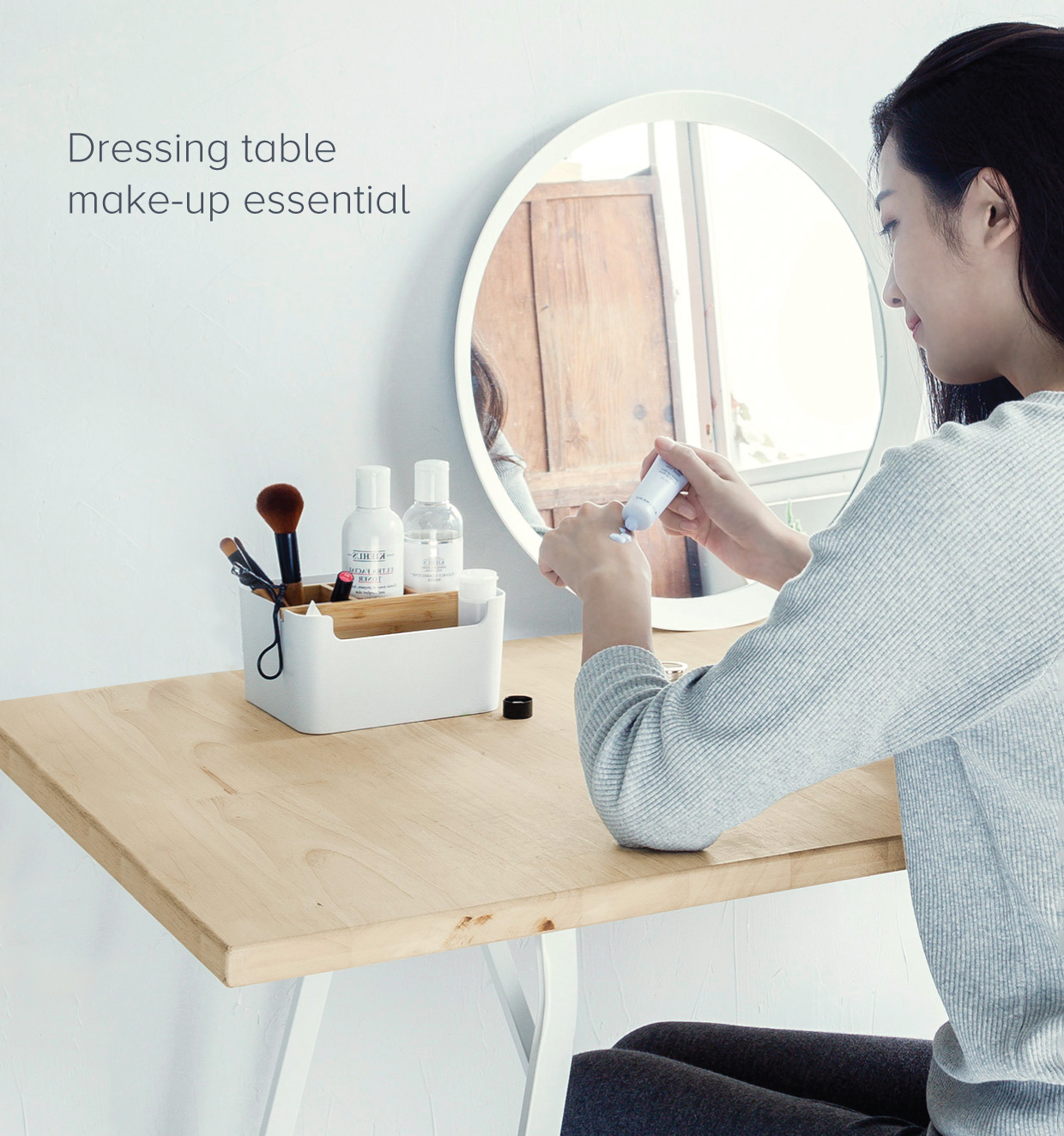 Mi Bamboo Fiber Desktop Storage Box