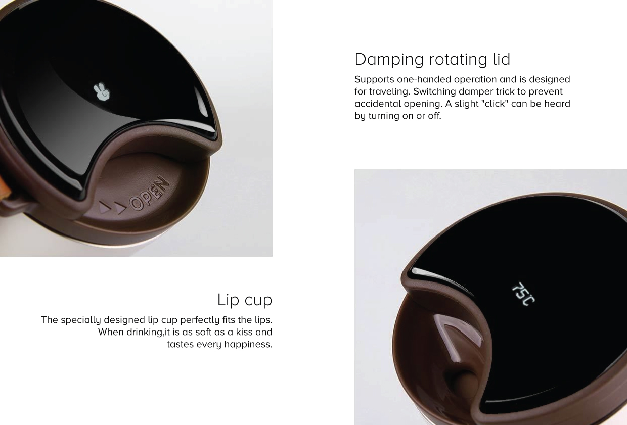 Mi Touch Display Vacuum Insulated Mug