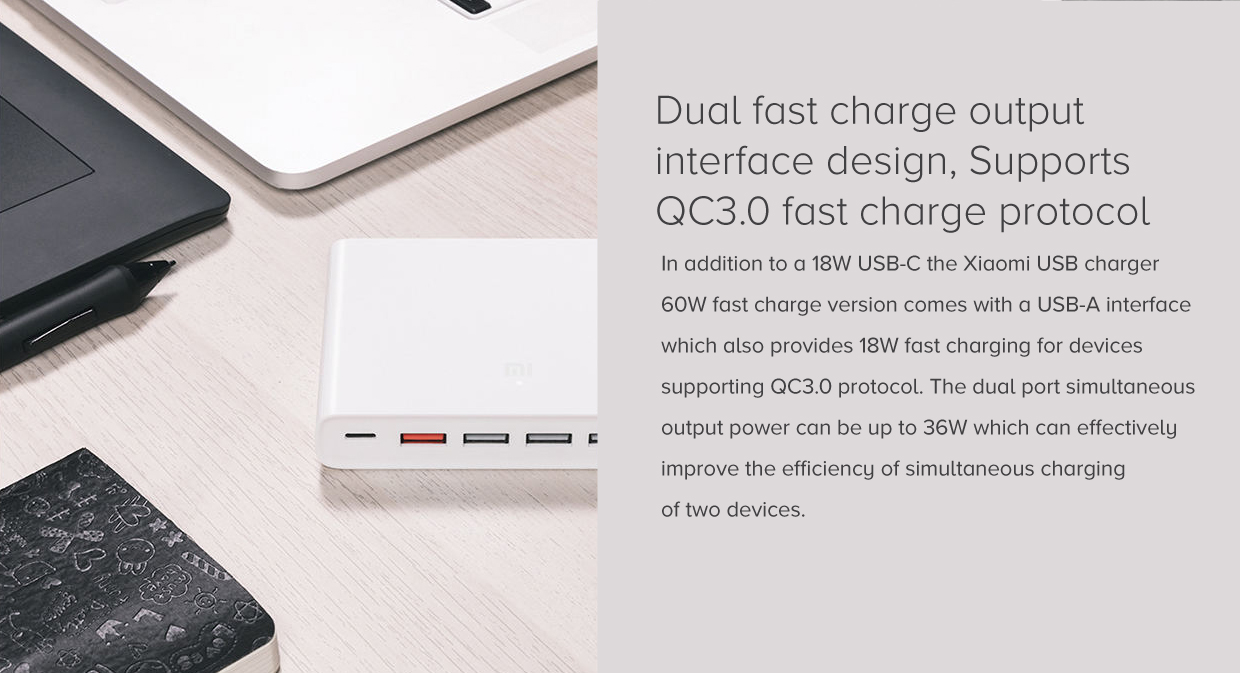 Mi USB Charger 60W Fast Charge Version (6 Ports) Mi USB Charger 60W Fast Charge Version (6 Ports)