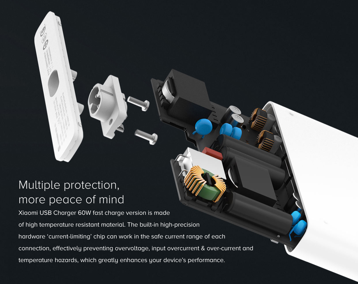 Mi USB Charger 60W Fast Charge Version (6 Ports) Mi USB Charger 60W Fast Charge Version (6 Ports)