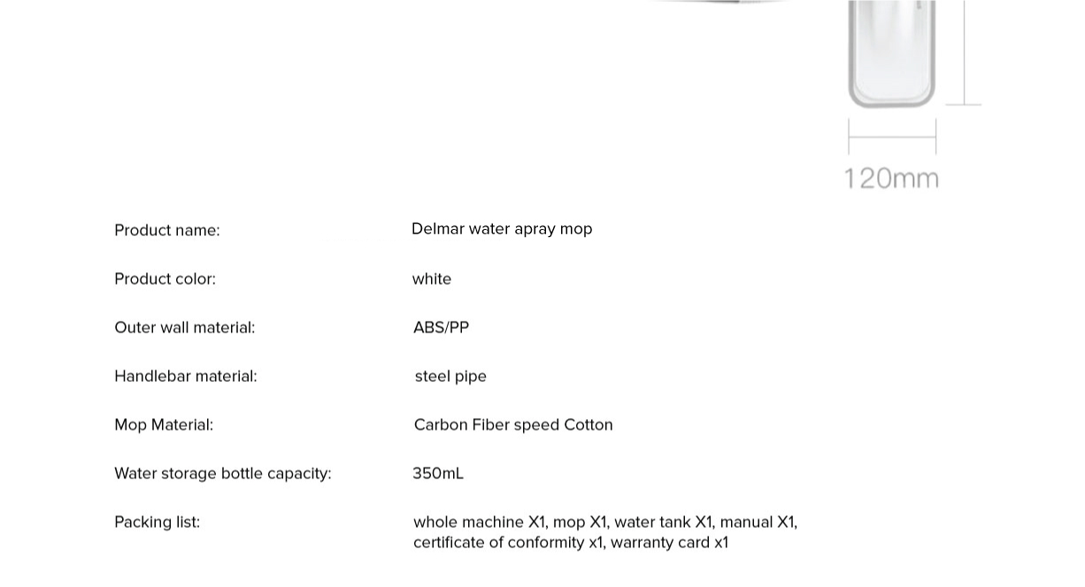 Mi Deerma Water Spray Mop Mi Deerma Water Spray Mop