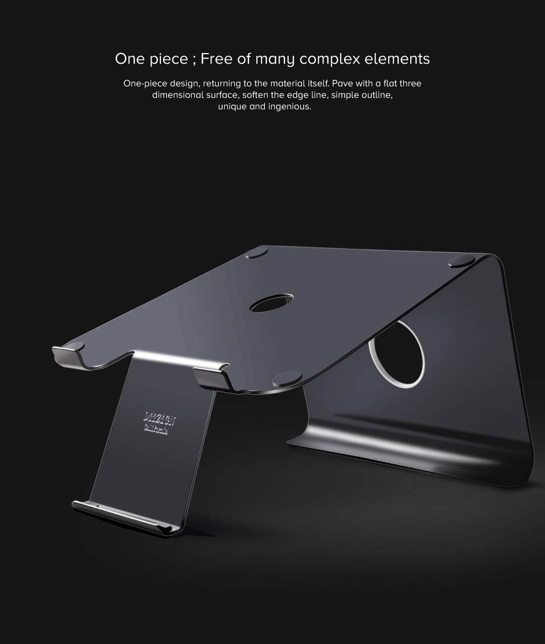 DiiZiGN Laptop Stand with Phone Holder DiiZiGN Laptop Stand with Phone Holder