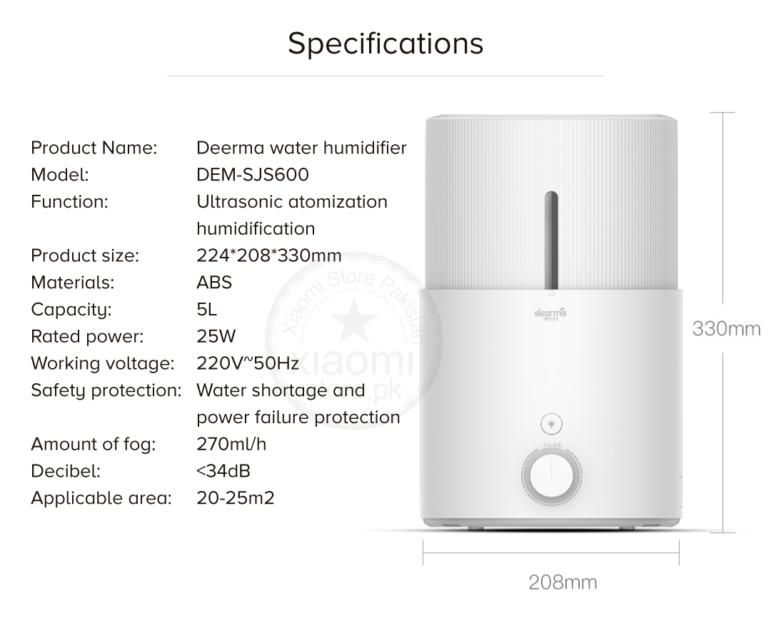 Deerma 5L Purifying Air Humidifier