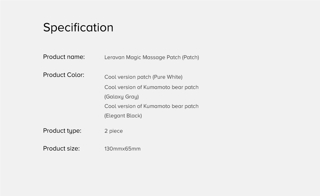 LF Magic Touch Max Massager Patch 2 Pcs LF Magic Touch Max Massager Patch 2 Pcs