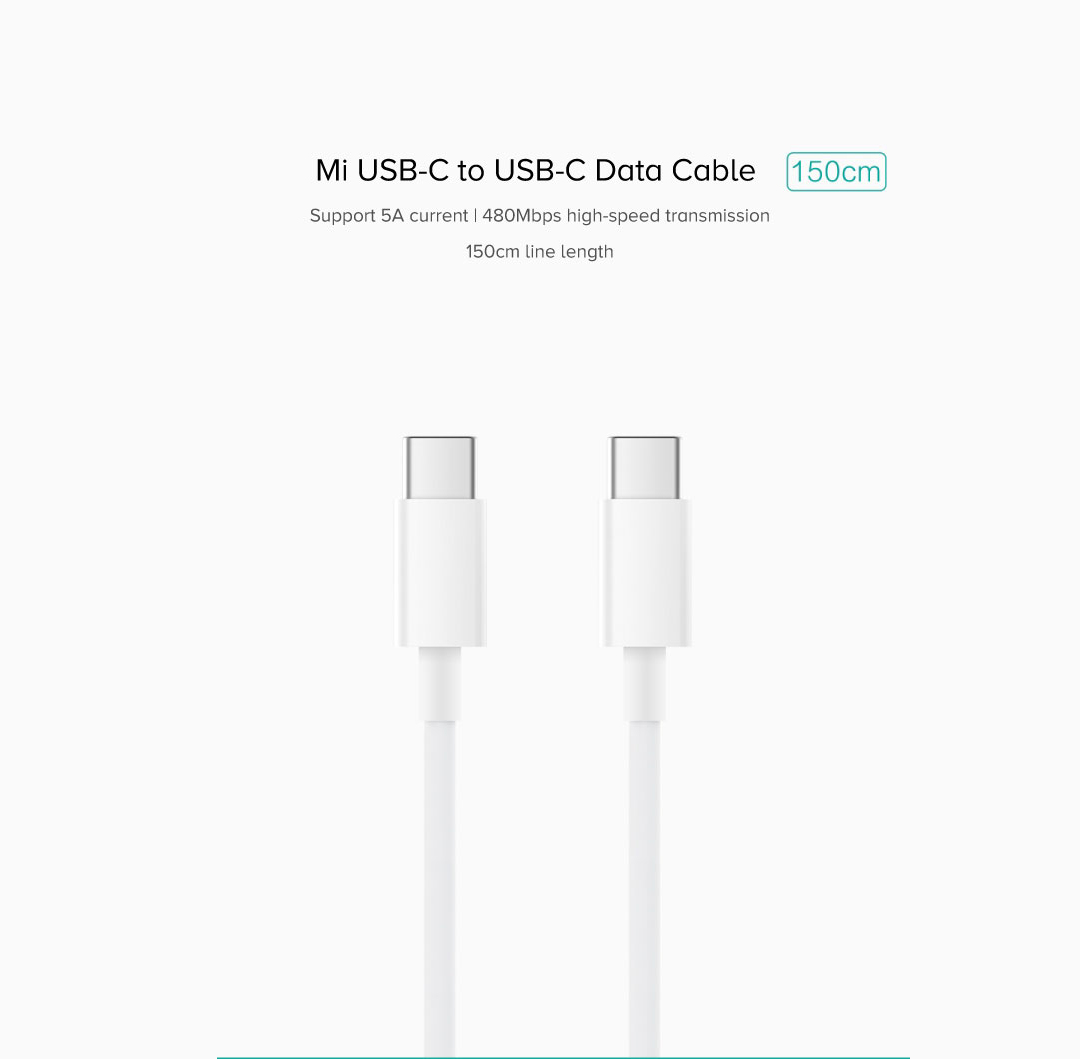 Mi USB-C To USB-C Data Cable Mi USB-C To USB-C Data Cable