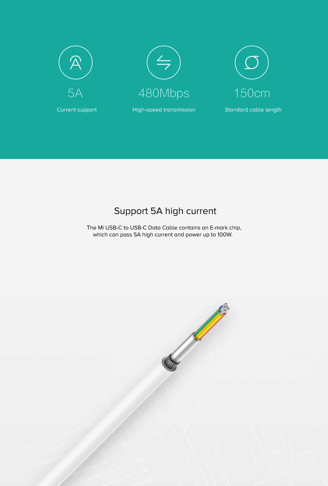 Mi USB-C To USB-C Data Cable Mi USB-C To USB-C Data Cable