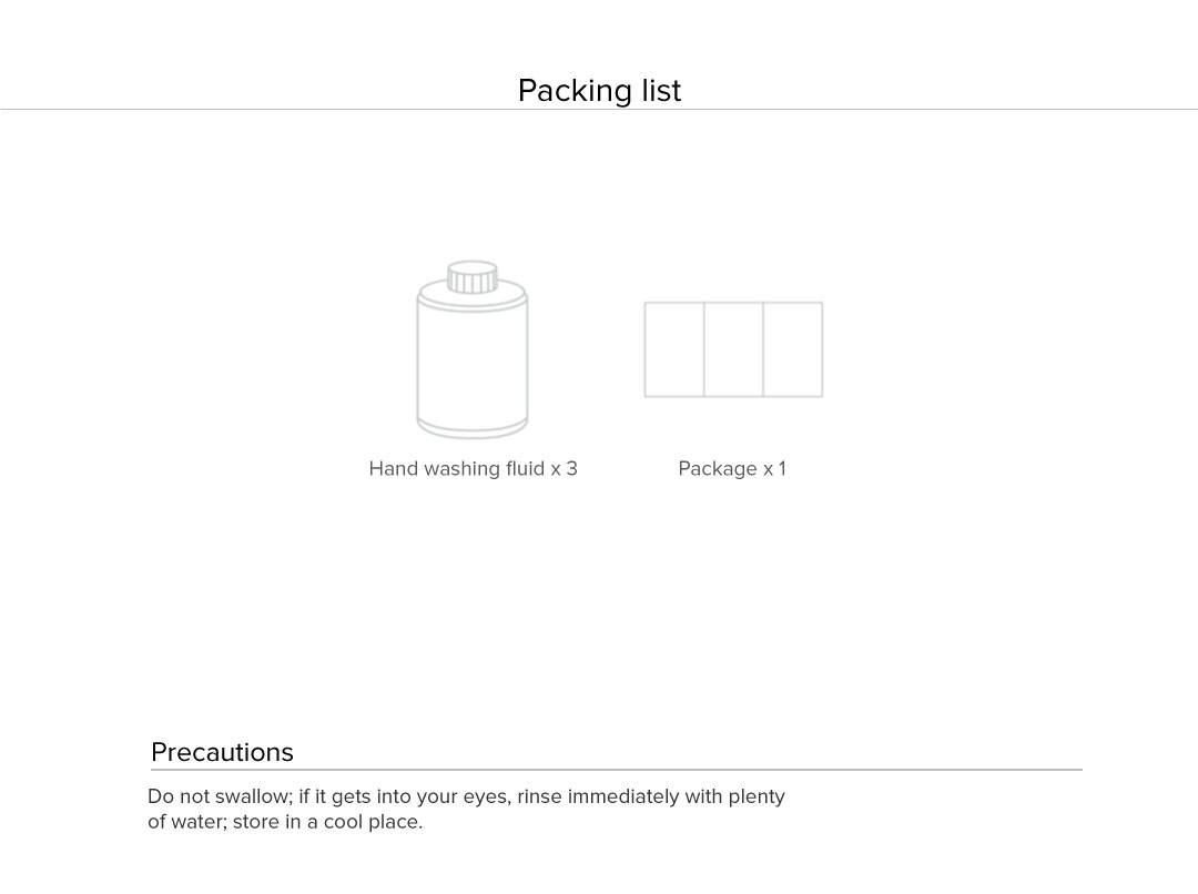 Mi Automatic Soap Dispenser Refill (3 Bottles)
